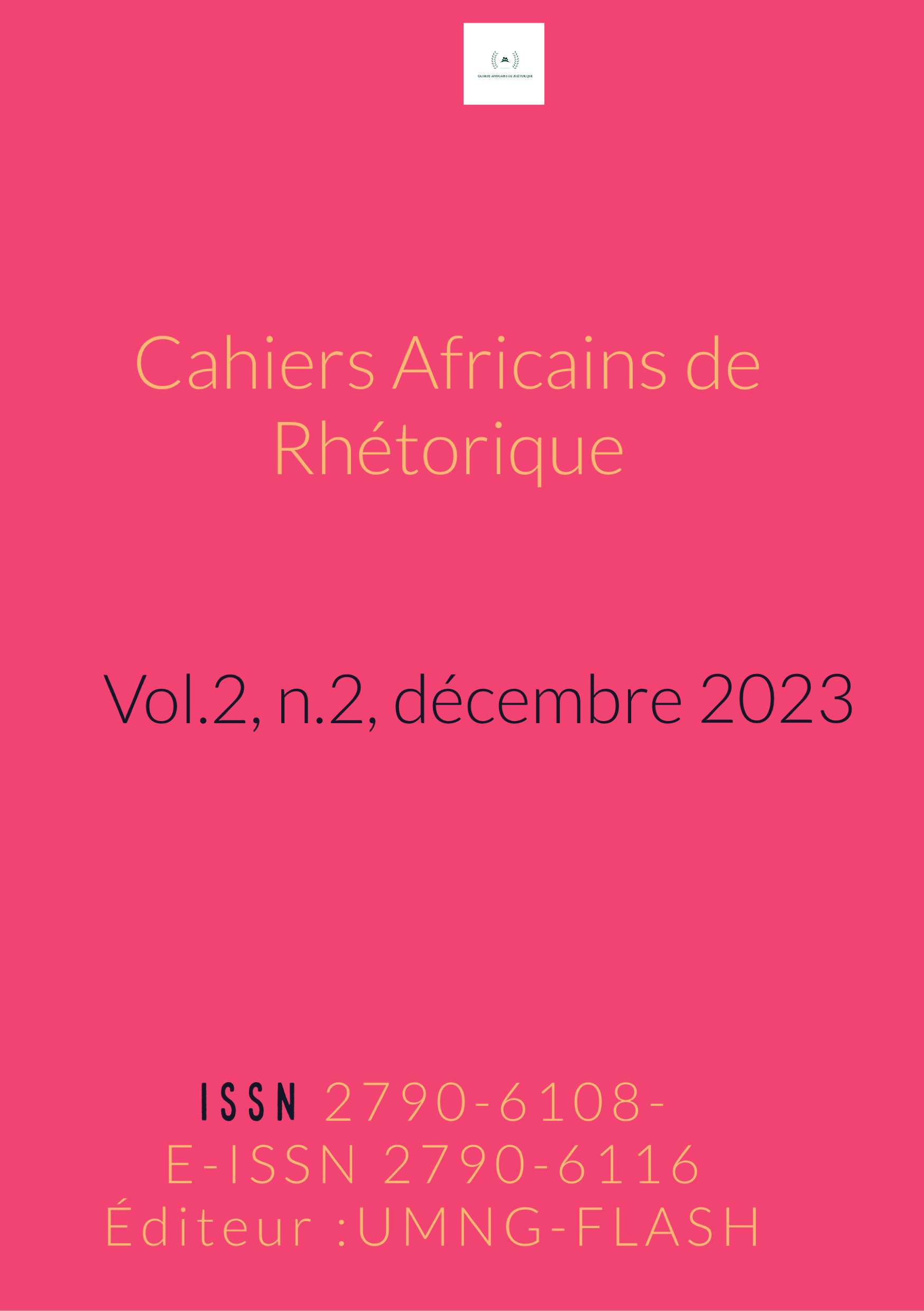 Couverture originale CAR — 2023, n° 2