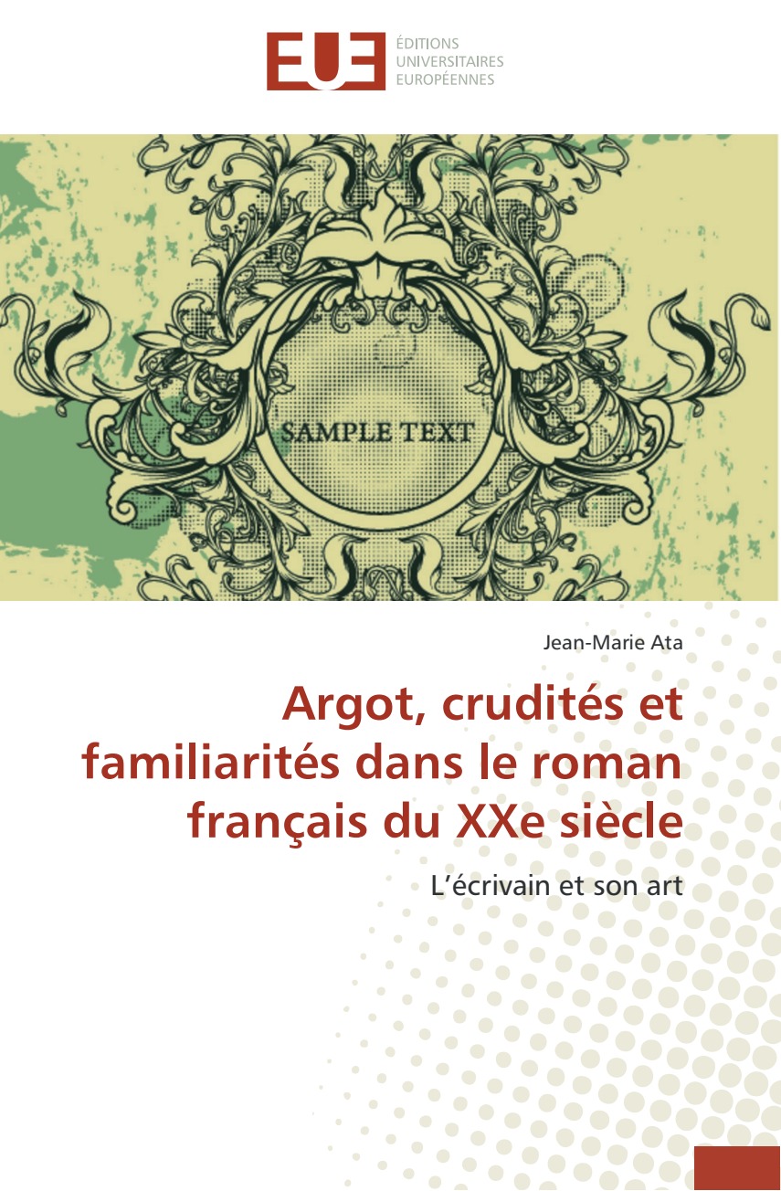 Couverture originale des Cahiers du CRLF, n° 3 (2012)