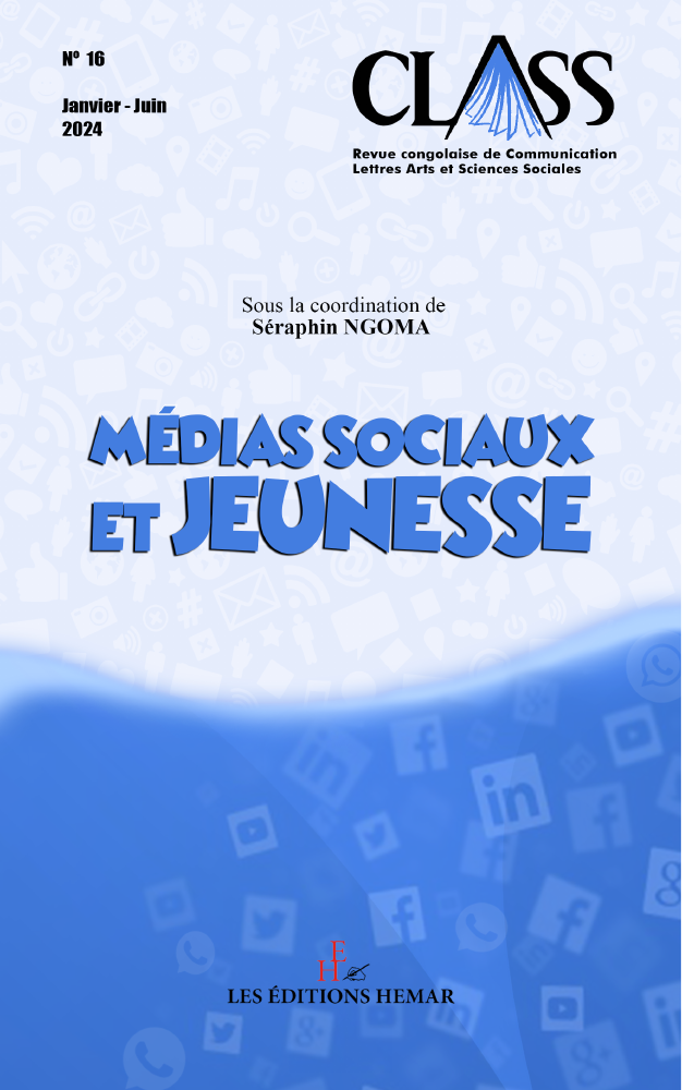 No 16 (2024): Médias sociaux et jeunesse
