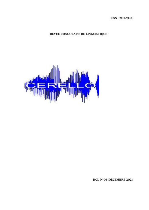 Couverture originale, Revue Congolaise de Linguistique n° 4 (2021)