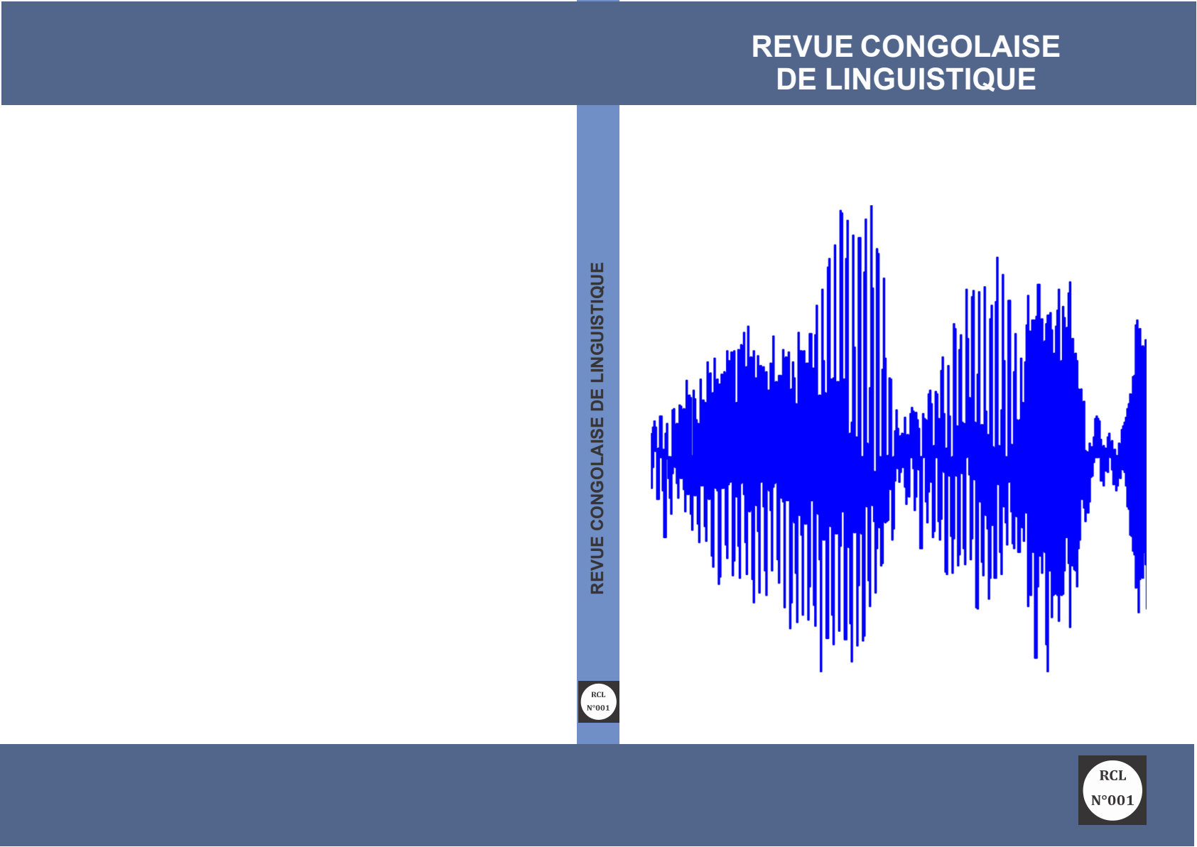 Revue Congolaise de Linguistique — page originale du prototype