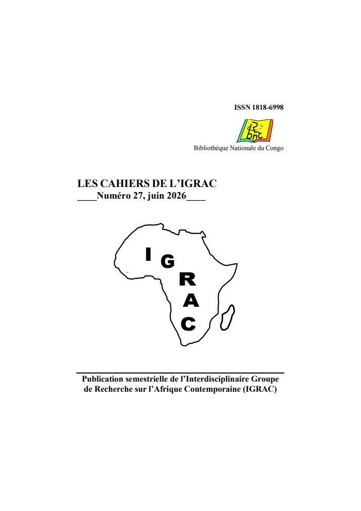 Les Cahiers de l’Interdisciplinaire Groupe de Recherche sur l’Afrique Contemporaine — numéro 27, juin 2026